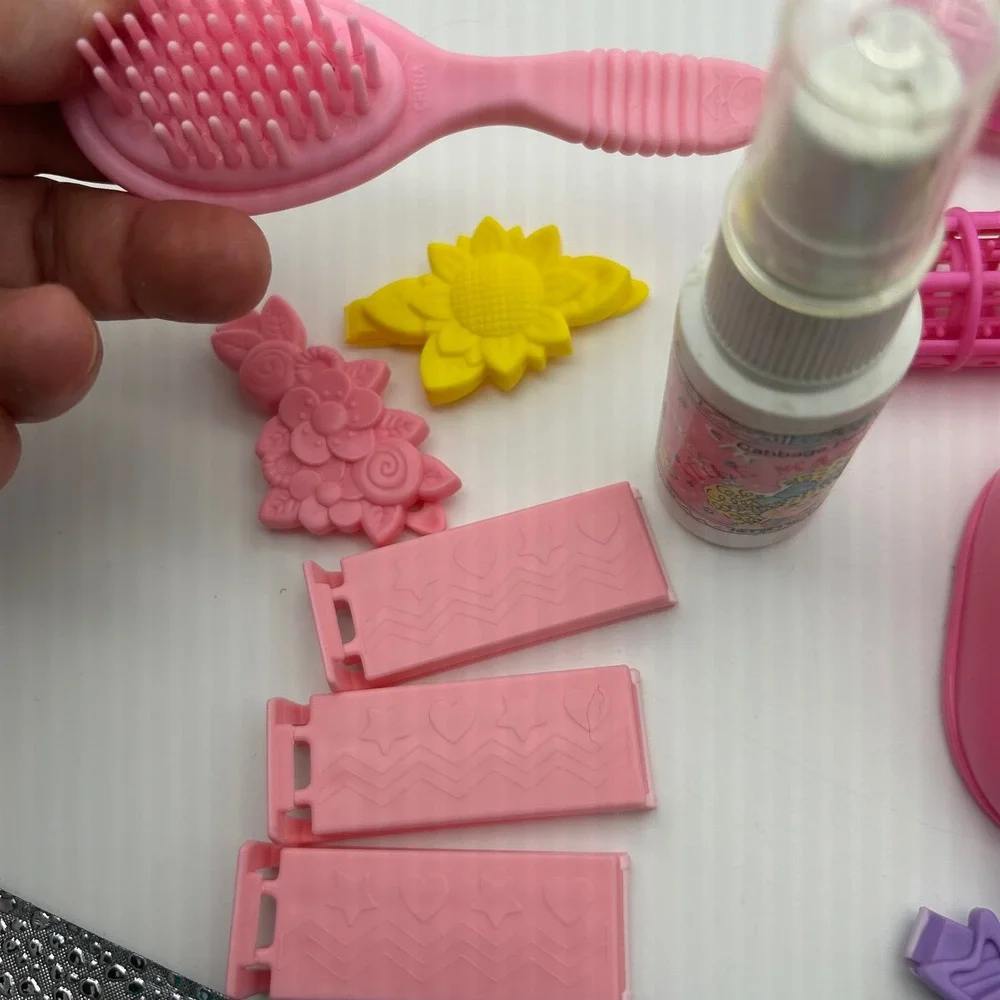 Vintage Cabbage Patch Kids Doll Accessories Lot‎ Shoes Hair Rollers Clips Spray